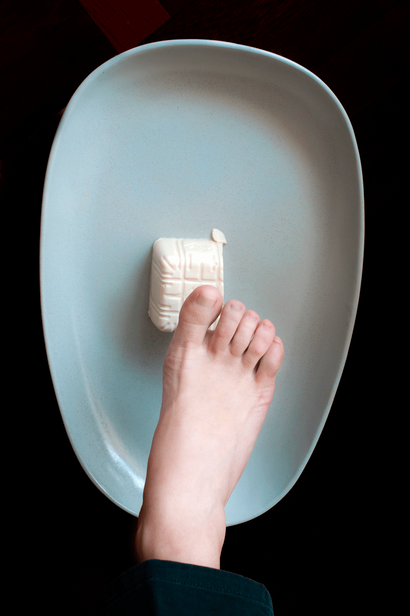 An Abused Tofu, a Survivor